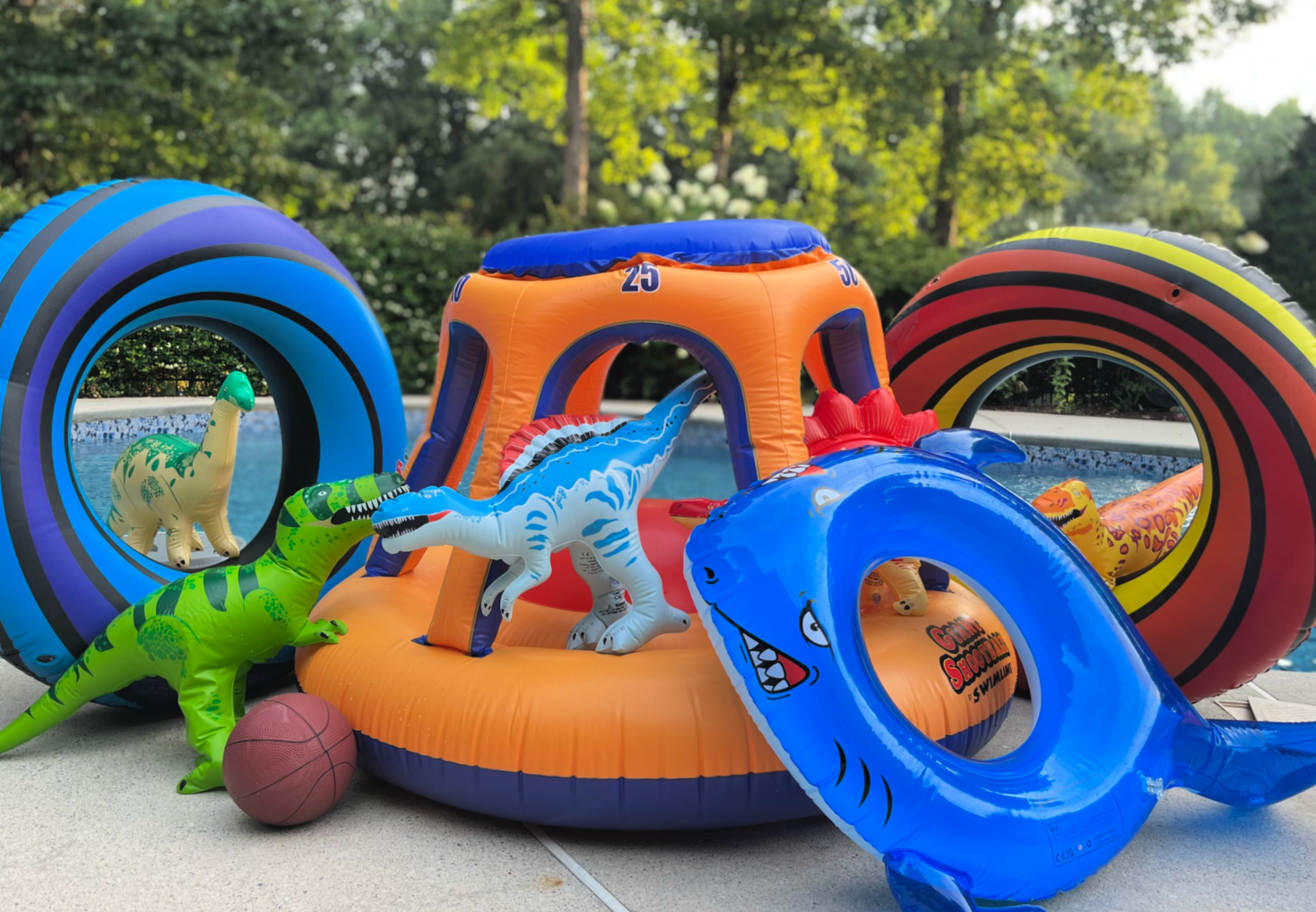 inflatable pool toys boys