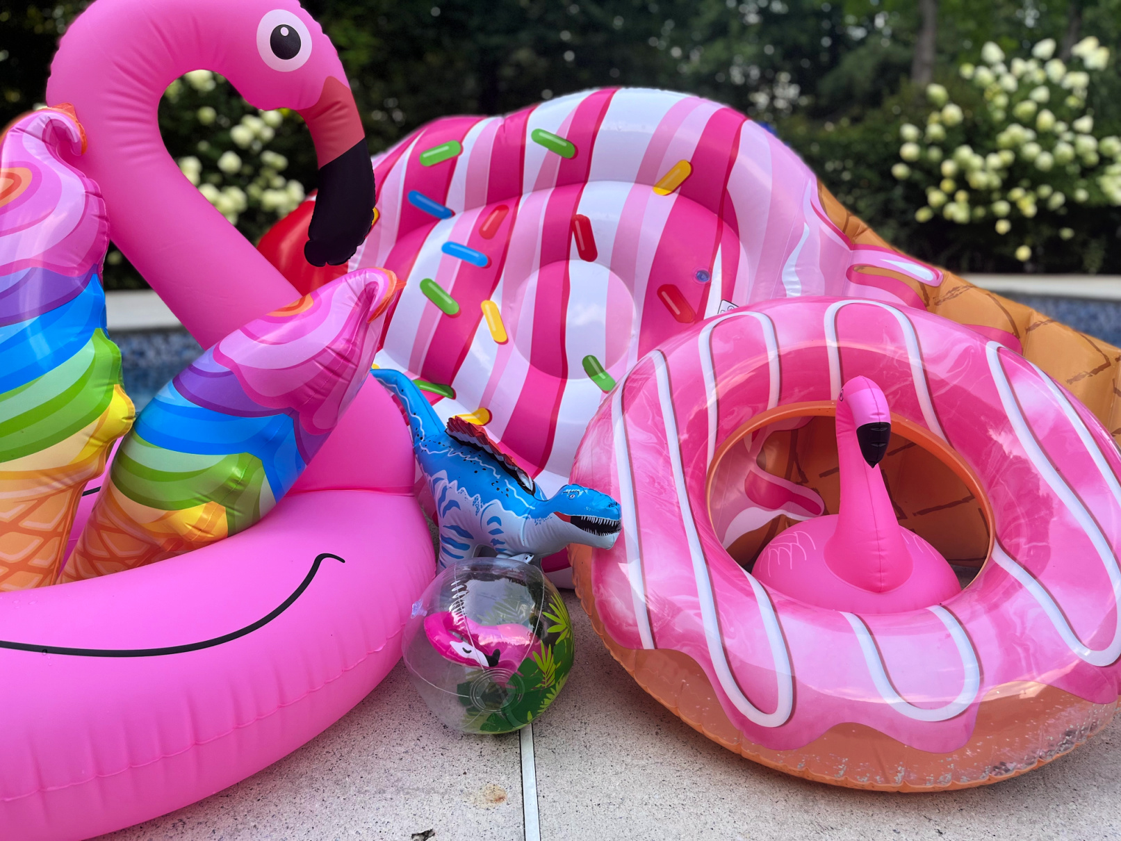 pink floats and inflatables 23