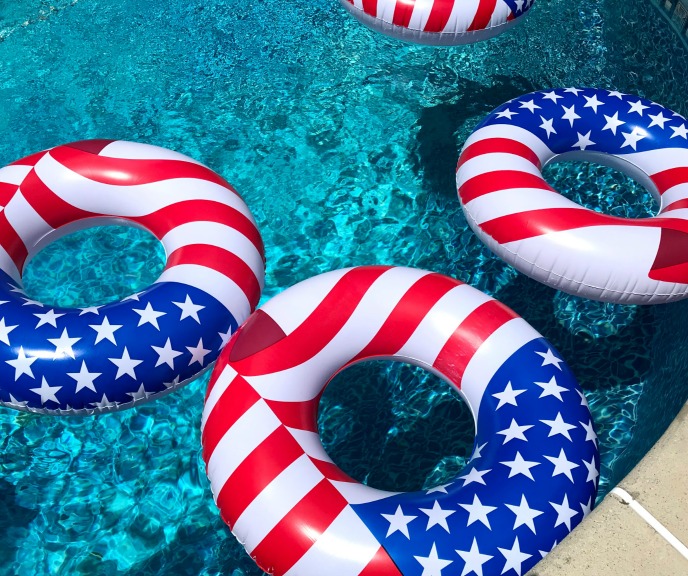 4th of July pool party theme