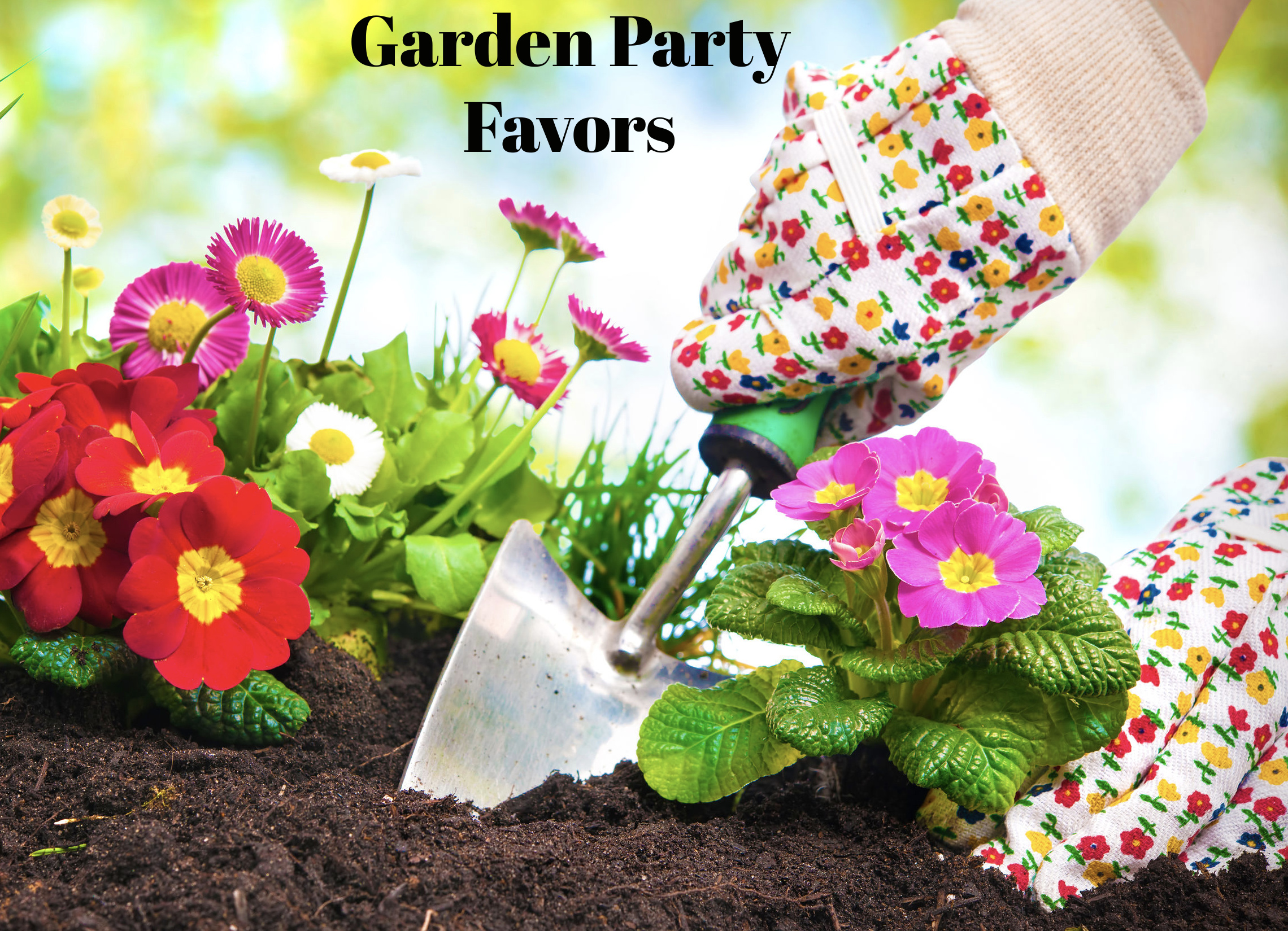 garden party favors