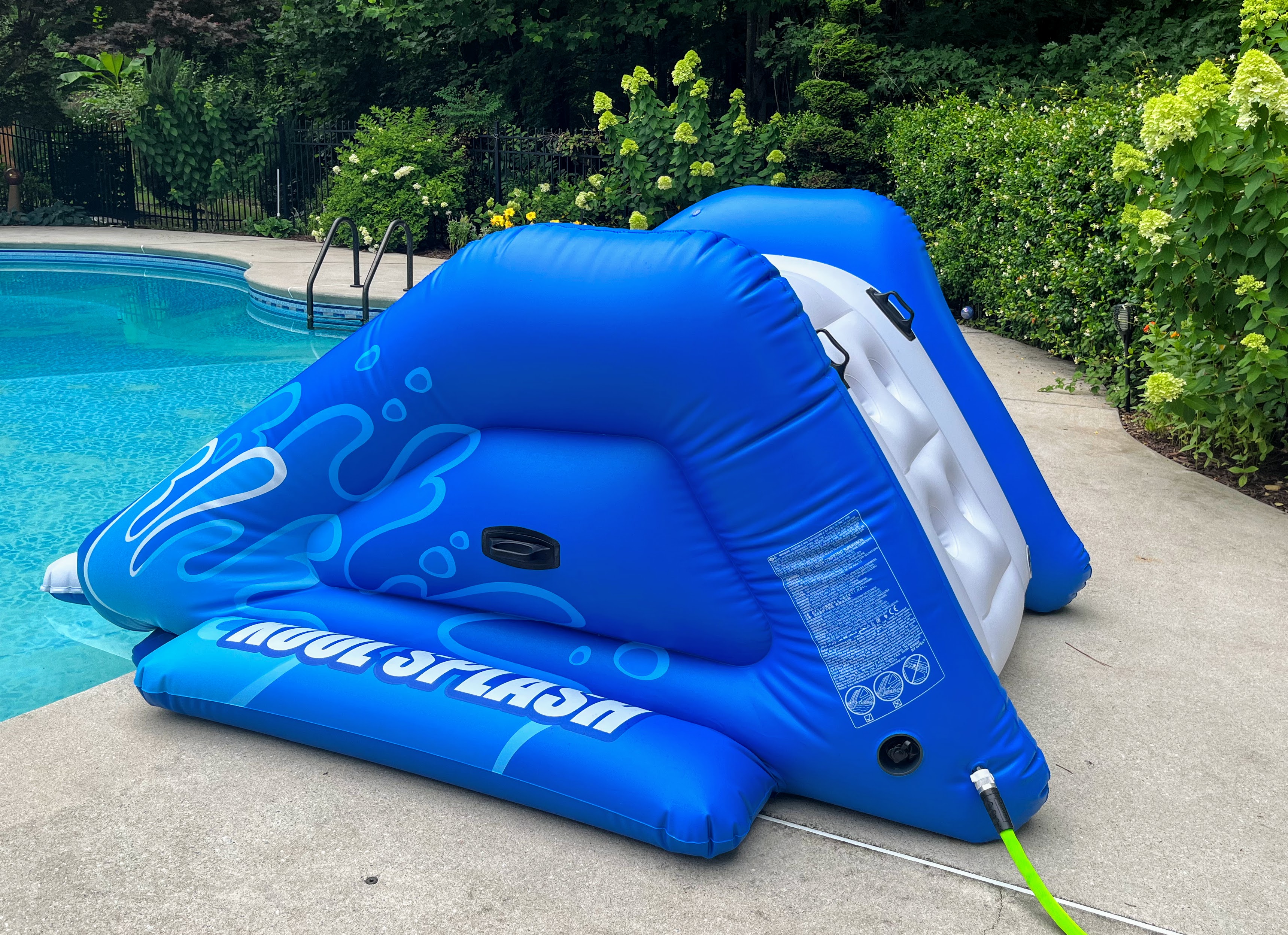 inflatable pool water slide