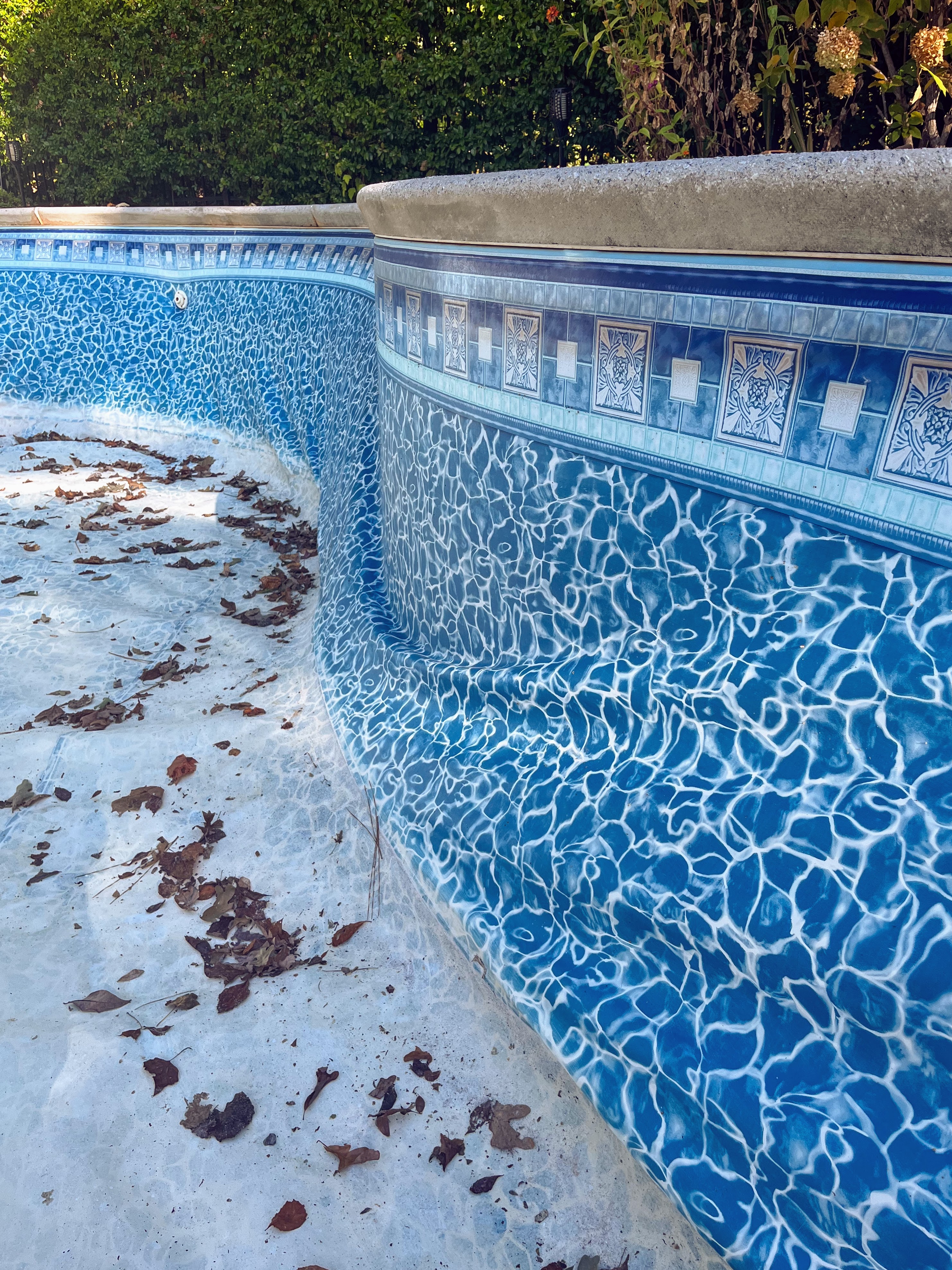 replacing a pool liner