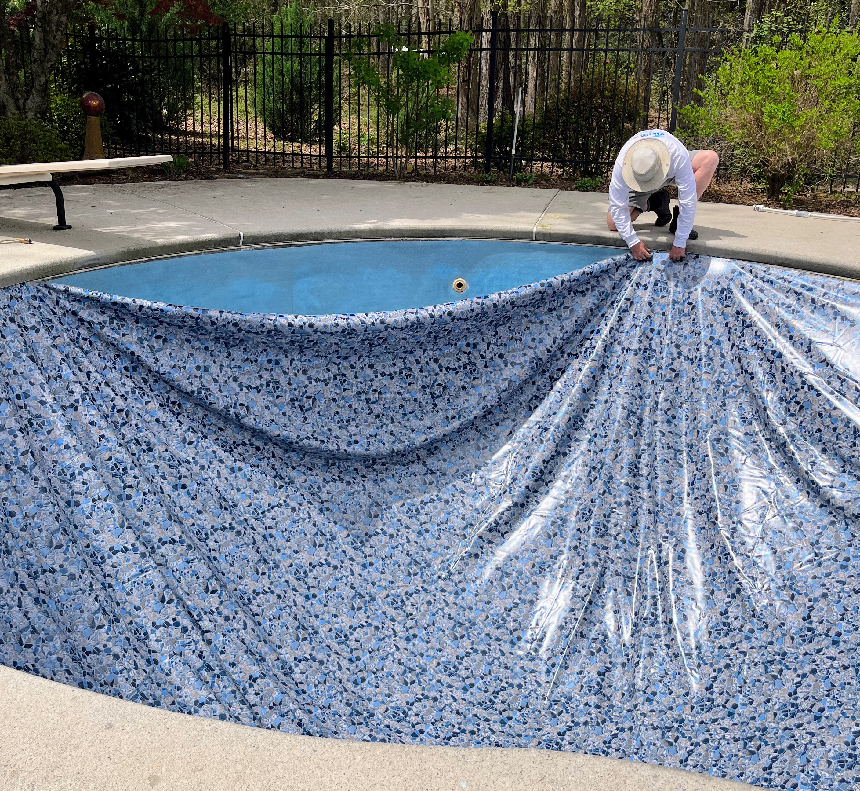 steps to replacing a pool liner