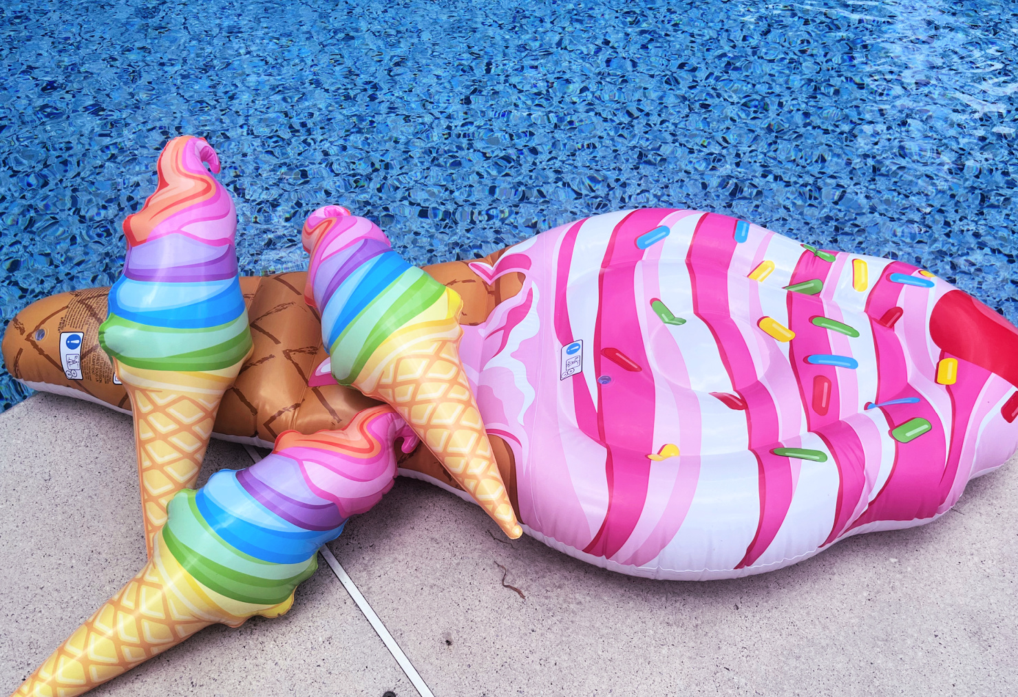 ice cream cone inflatables and float 