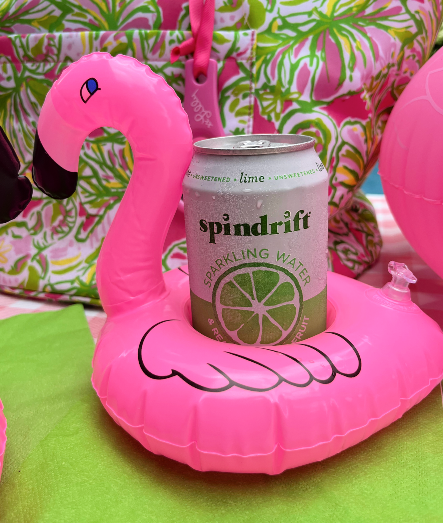 flamingo pool party