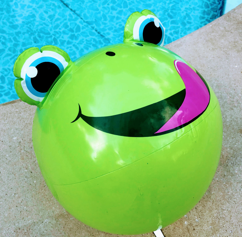 kids pool party ideas with a frog theme
