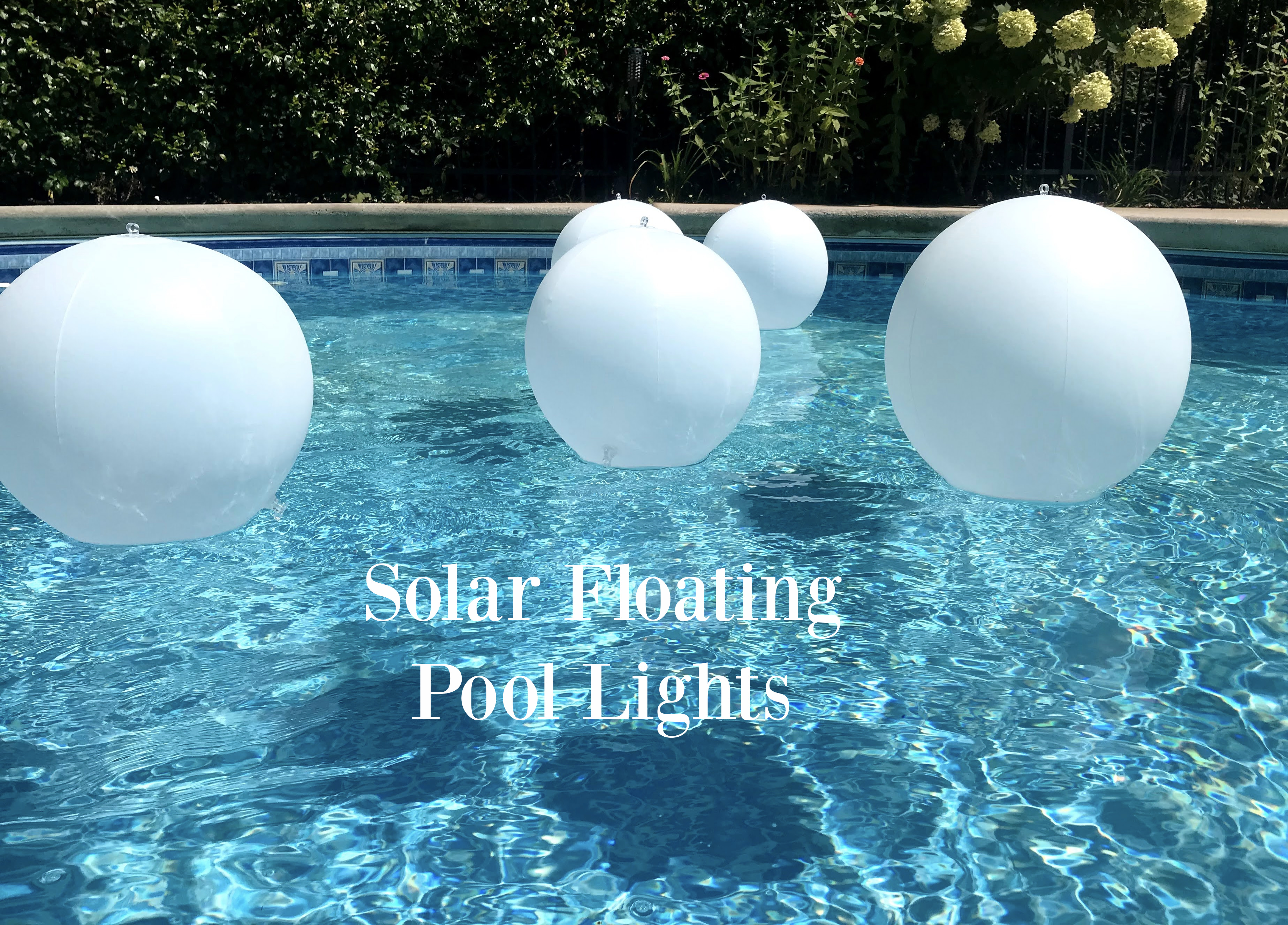 solar floating pool lights