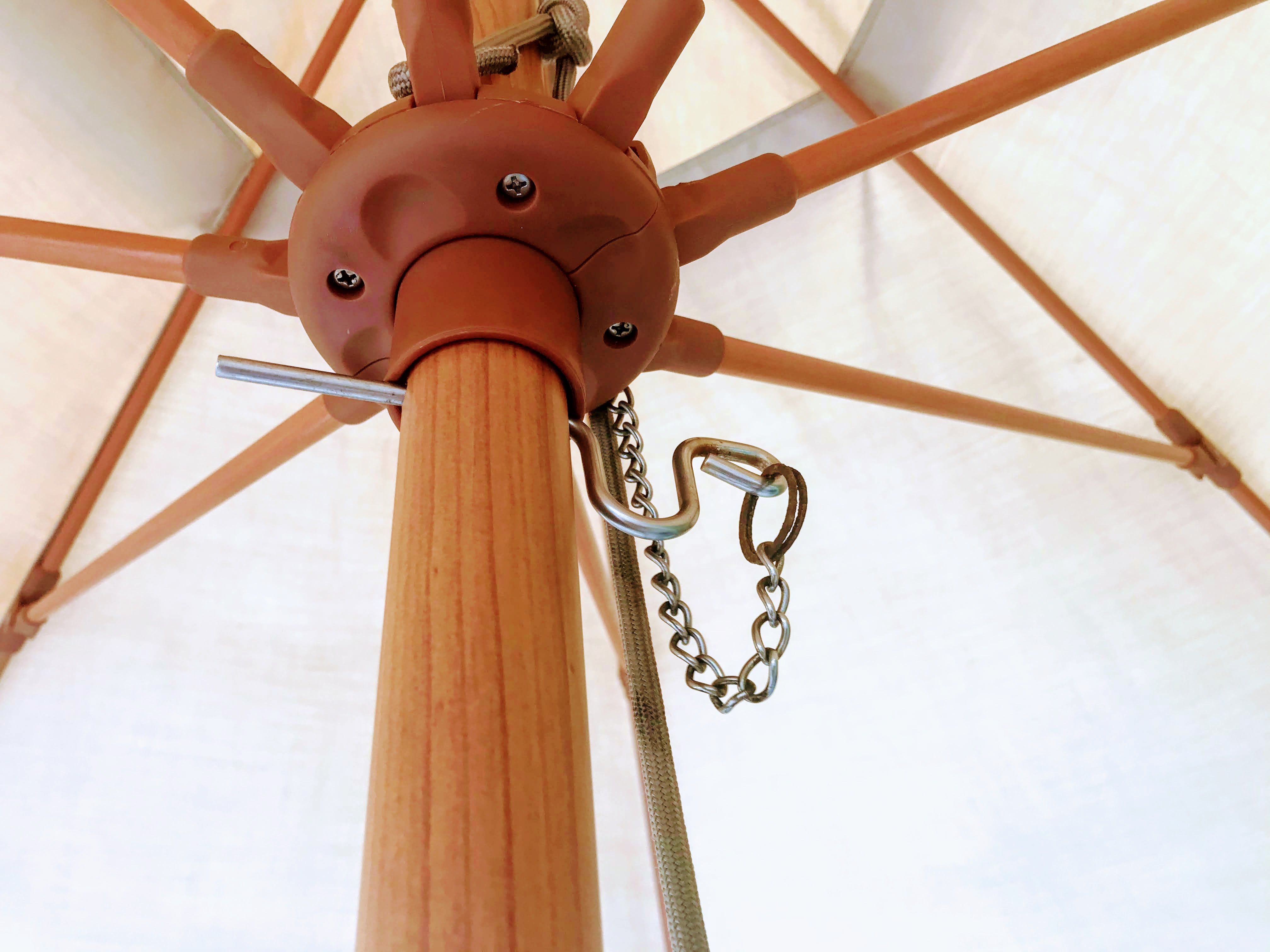patio umbrella wood pole