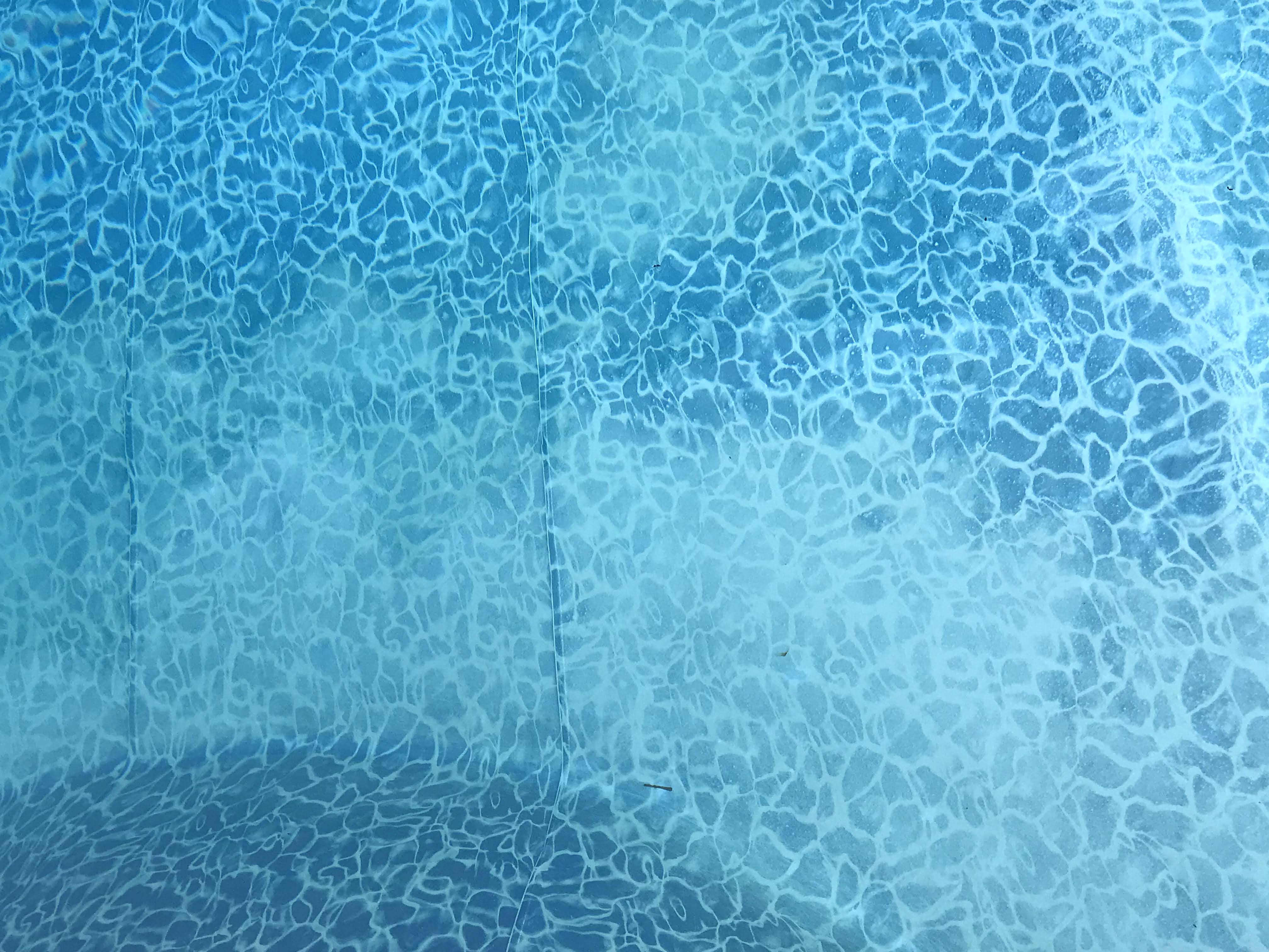 faded pool liner