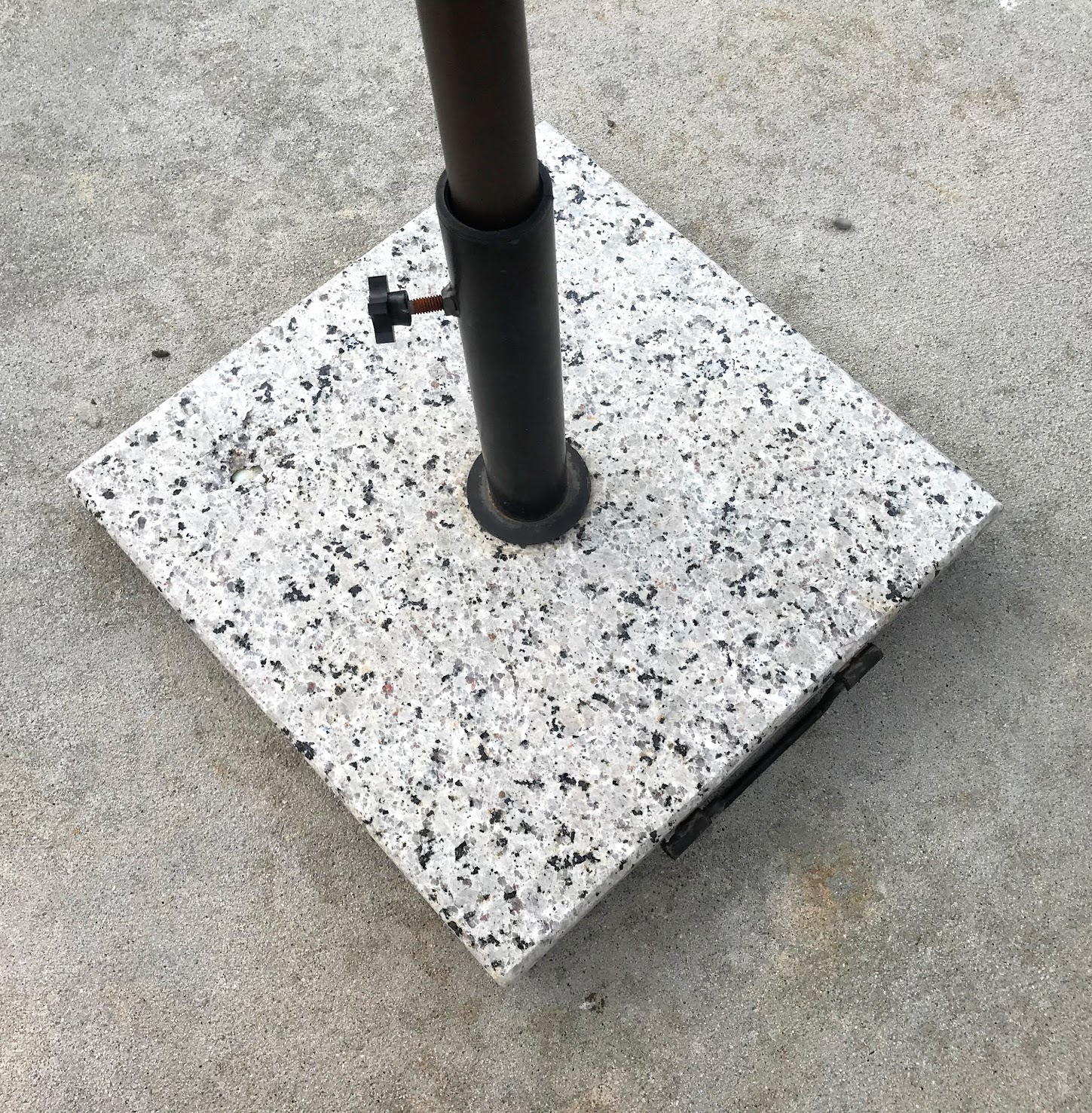 granite outdoor umbrella stand