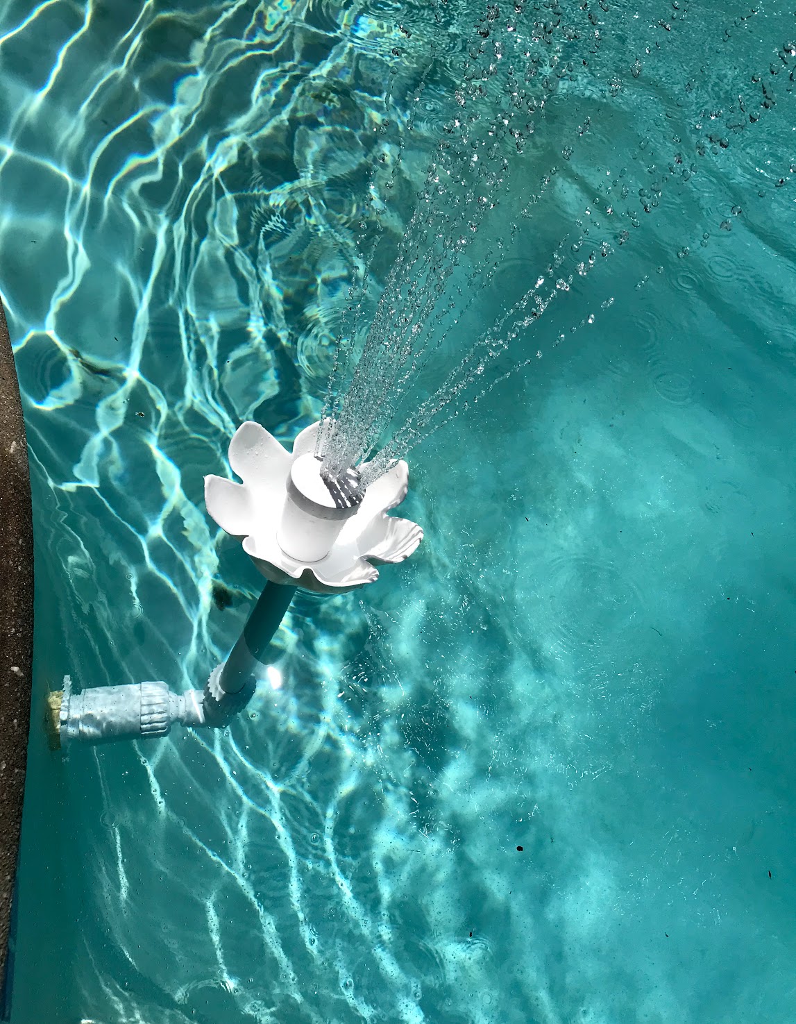 swimming pool fountain