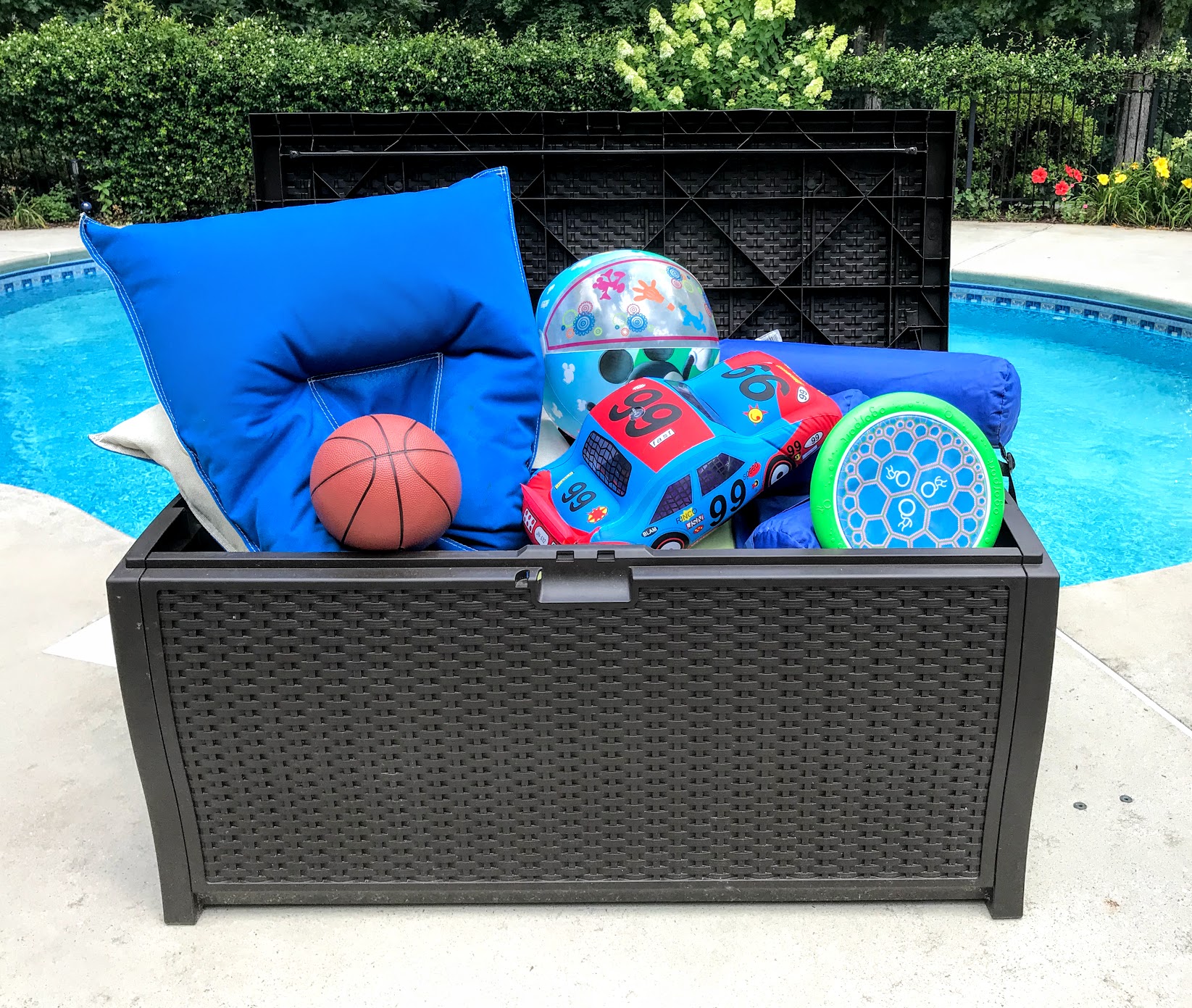 pool toy storage