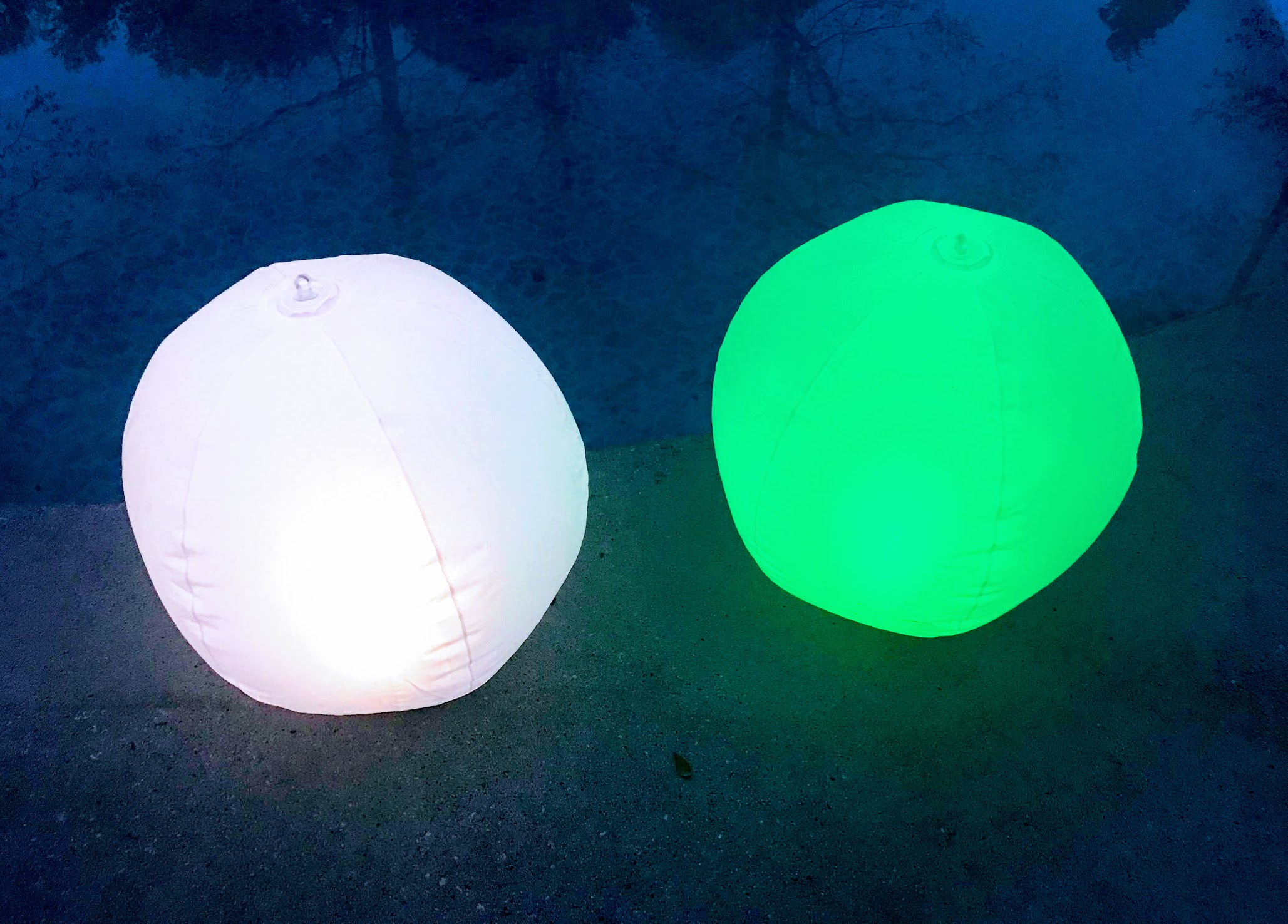 solar floating pool lights