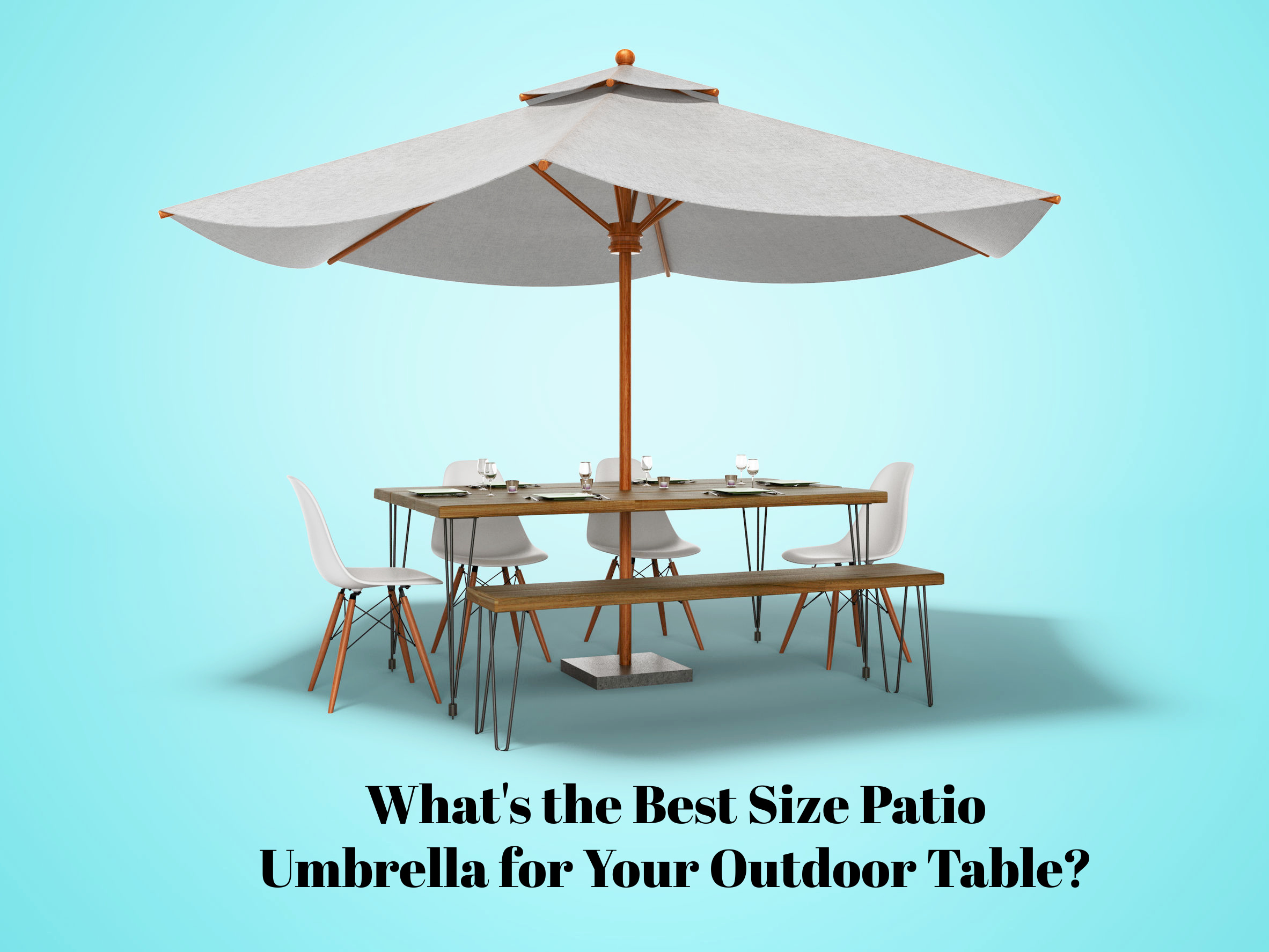 what size patio umbrella