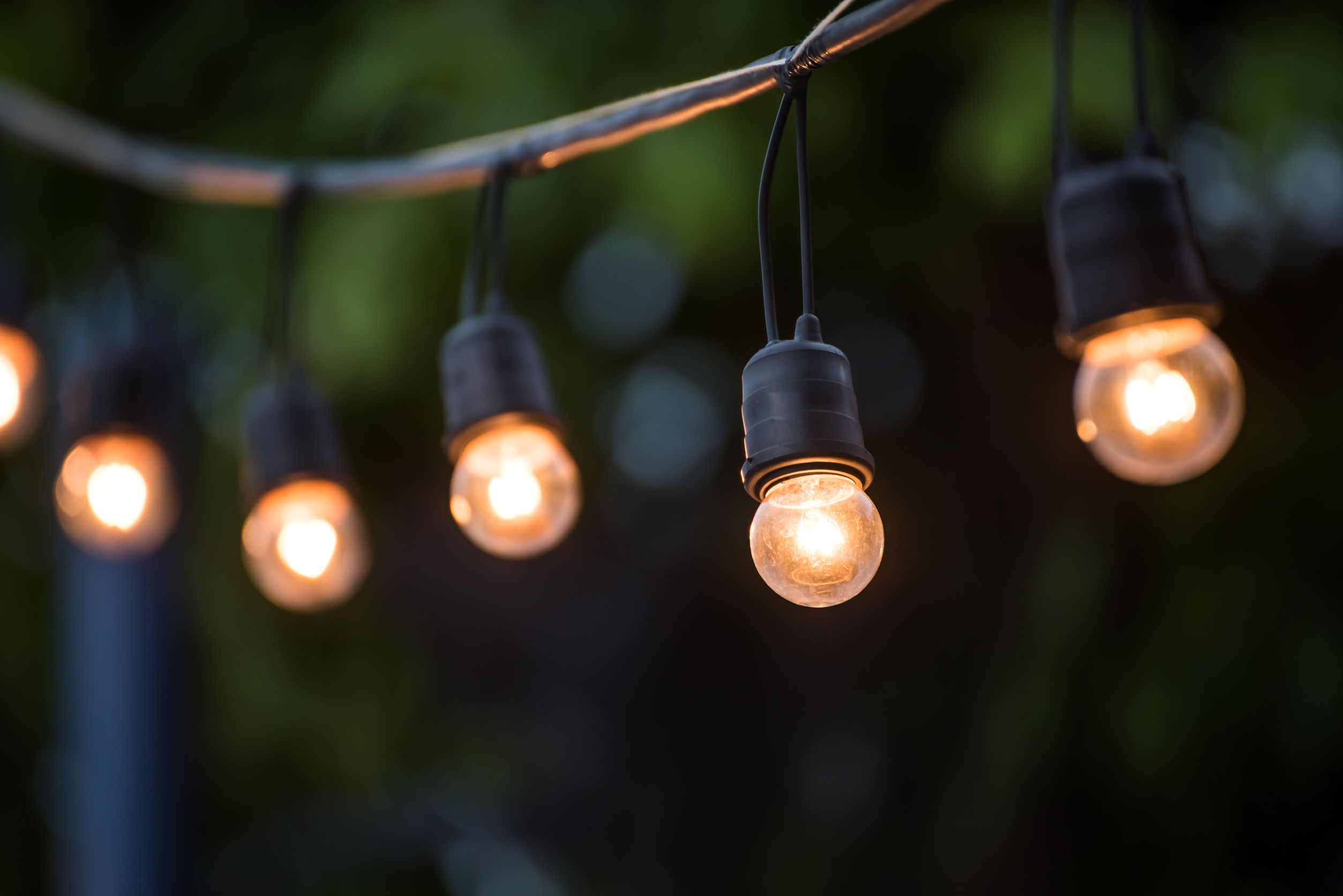 outdoor string lights