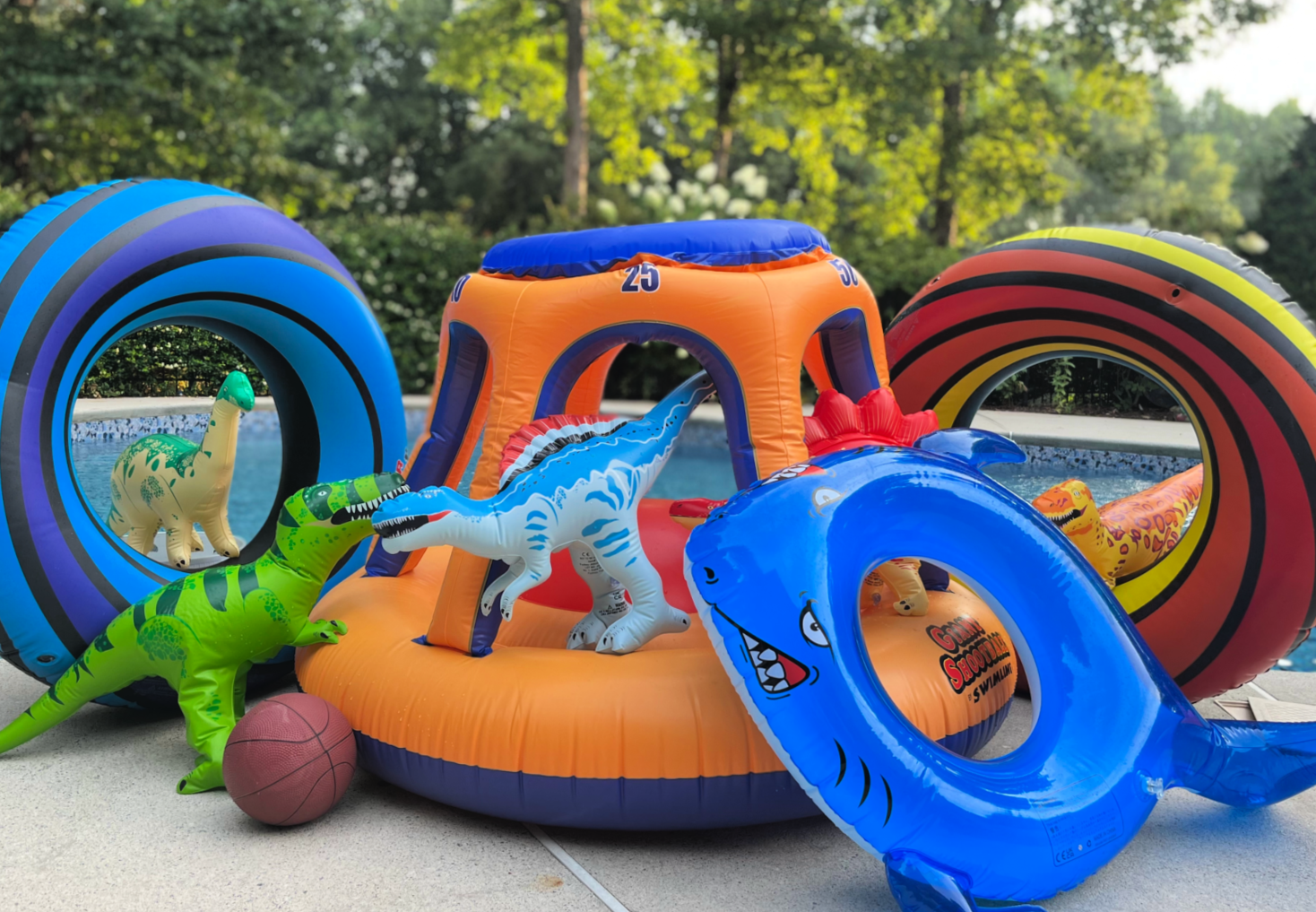 inflatable pool toys