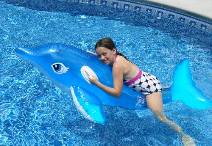 pool toys and floats