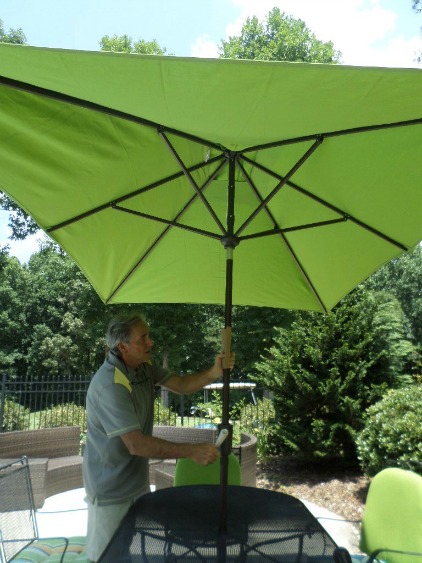 rectangular patio umbrella