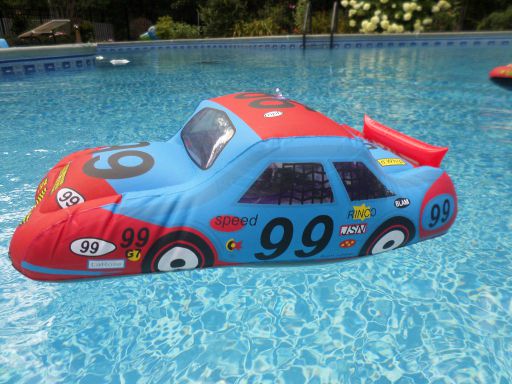 Cars pool party decorations