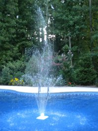 swimming pool fountain