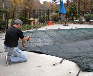 swimming pool safety cover