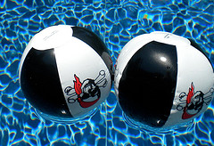 pirate party games beach balls