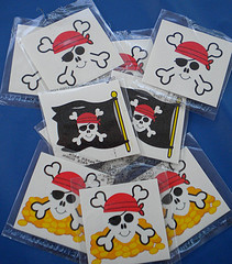 pirate temporary tattoos