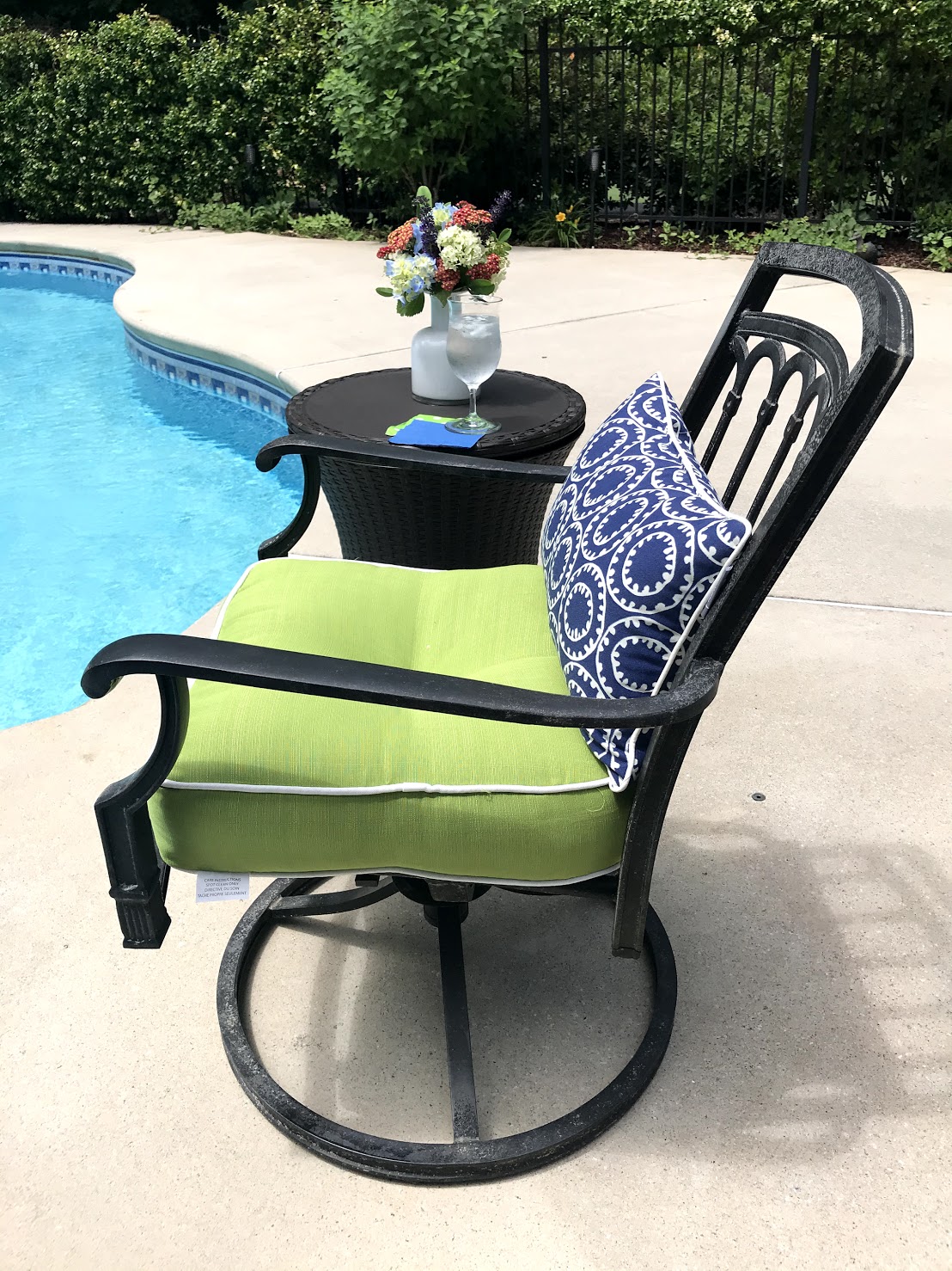 swimming pool chair