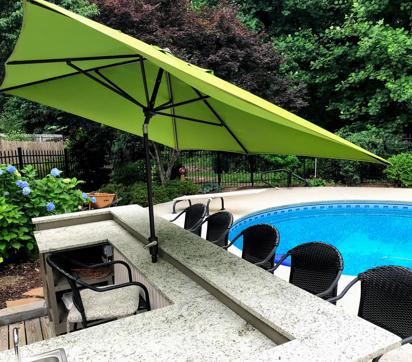 rectangular tilt patio umbrella