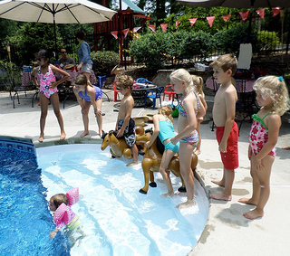 pool party games for kids