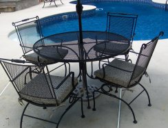 swimming pool furniture